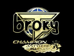broky (Gold, Champion) | Antwerp 2022