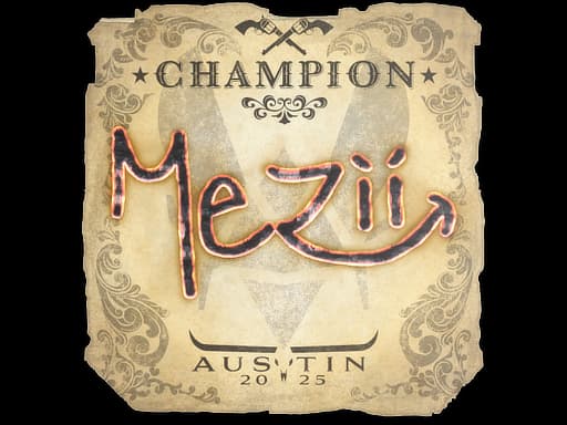 mezii (Champion) | Austin 2025