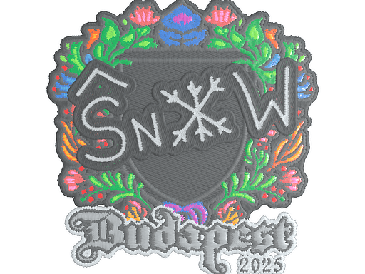 snow (Embroidered) | Budapest 2025
