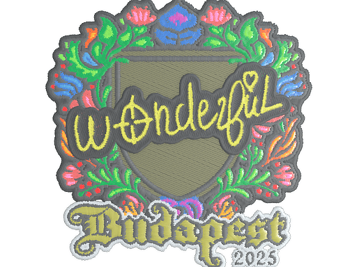 w0nderful (Embroidered) | Budapest 2025