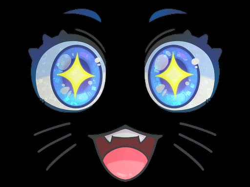 Kawaii Eyes (Glitter)
