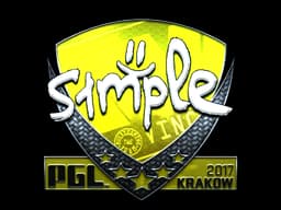 s1mple (Foil) | Krakow 2017